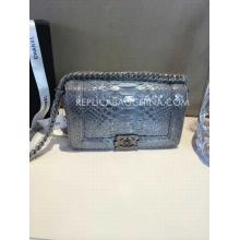 1:1 Chanel Le Boy Cross Body Bag Blue YT3538