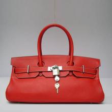 1:1 Designer Hermes Birkin Red Cow Leather 62642