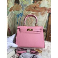 2016 Hermes Kelly 20cm Togo Leather Bag Pink