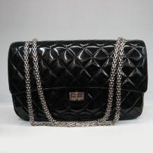 AAA Imitation Chanel 2.55 Reissue Flap 1113 Black Enamel Price