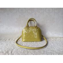 Affordable Louis Vuitton Monogram Vernis Alma BB Bag Yellow