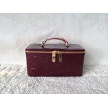 Affordable Louis Vuitton Monogram Vernis Zip Vanity Bag Wine