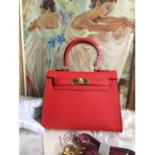 Best Copy Hermes Kelly 20cm Togo Leather Bag Red