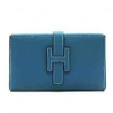 Best Quality Hermes Wallet YT5161 Wallet Blue