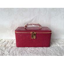 Cheap AAA Louis Vuitton Monogram Vernis Zip Vanity Bag Dark Red Online Sale