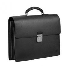 Cheap AAA Louis Vuitton Taiga Leather Briefcase Black YT2342