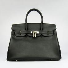 Cheap Best Hermes Original leather Black Ladies 6089