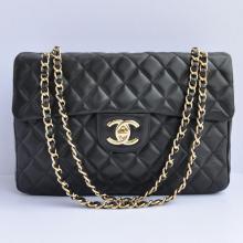 Cheap Chanel Classic Flap bags Black 46558 YT5231