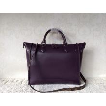 Cheap Louis Vuitton Leather Shoulder Tote Bag Purple