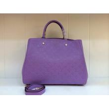 Cheap Luxury Louis Vuitton Monogram Empreinte Montaigne GM Bag Lavender