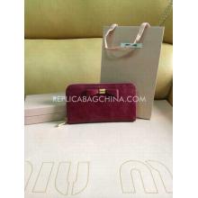 Cheap Miu Miu Purse Red Leather