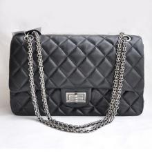 Copy 2.55 Reissue Flap Black Lambskin Cross Body Bag