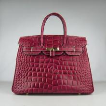 Copy Best Quality Hermes Birkin Red YT1532 Handbag