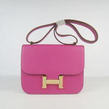 Copy Best Quality Hermes Constance Pink YT1035 Cross Body Bag