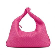 Copy Bottega Veneta Pink Lambskin Cross Body Bag For Sale