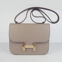 Copy Constance Cow Leather Grey Cross Body Bag