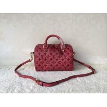 Copy Fashion Louis Vuitton Speedy Python Bandouliere 25 Bag Framboise