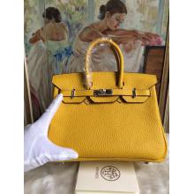 Copy Hermes Birkin Togo Leather Bag Yellow