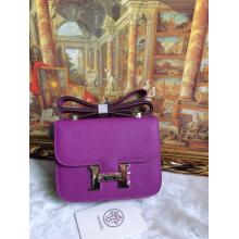 Copy Hermes Constance 23cm Epsom Bag Purple Togo Leather