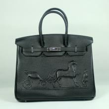 Copy Hermes Handbag YT3021 Black Price