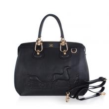 Copy Hermes Original leather Ladies Black