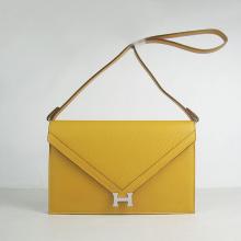 Copy Hermes YT0045 Yellow Cross Body Bag