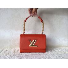 Copy Louis Vuitton Epi Twist Lock Bag Red Cruise 2015