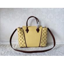 Copy Louis Vuitton Monogram W PM Tote Bag Yellow