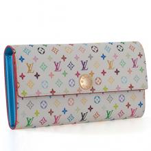 Copy Monogram Multicolore YT2069 Cow Leather Wallet