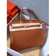 Copy Top Hermes Birkin Togo Leather Bag Khaki DE