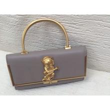 Copy Valentino Monkey Buckle Clutch Bag Gray