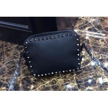 Designer Best Valentino Rockstud Cross Body Bag Black 2B0809