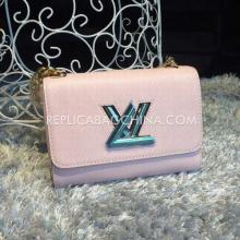 Designer Louis Vuitton Calfskin Pink