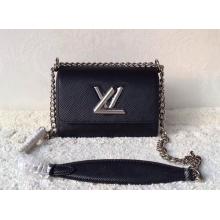 Designer Louis Vuitton Epi Twist Lock Bag Black Cruise 2015