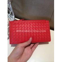 Fake Bottega Veneta Card Holder Red