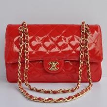 Fake Chanel Classic Flap bags Enamel Cross Body Bag