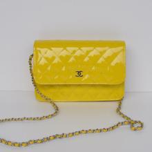 Fake Chanel Mini bags Yellow Enamel Ladies Online