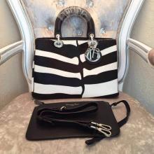 Fake Dior Zebra Print Diorissimo Mini Bag For Sale