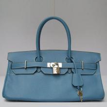 Fake Hermes Blue Handbag