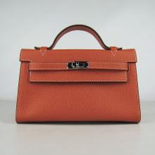 Fake Hermes Clutches Orange H008