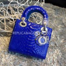 Fake Knockoff Dior Lady Blue Totes