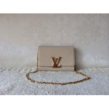 Fake Louis Vuitton Chain Louise Bag Creamy at CA