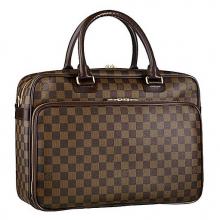 Fake Louis Vuitton Damier Canvas Cow Leather Unisex For Sale