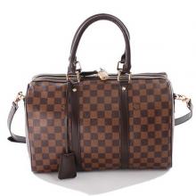 Fake Louis Vuitton Damier Canvas YT4240 Cow Leather Ladies