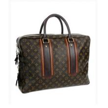 Fake Louis Vuitton Monogram Mirage M95531 Briefcase Cow Leather