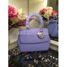 Fake Luxury Dior Totes Blue Leather