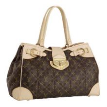 Fake Monogram Canvas Cross Body Bag Brown