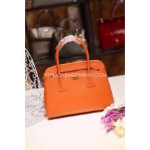 Fake Prada Handbag Orange Handbag Calfskin