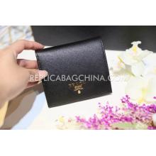 Fake Prada Purse Black YT6854 Wallet