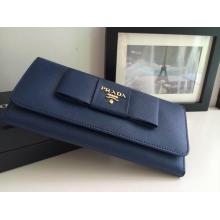 Fake Prada Purse Blue Calfskin YT8927